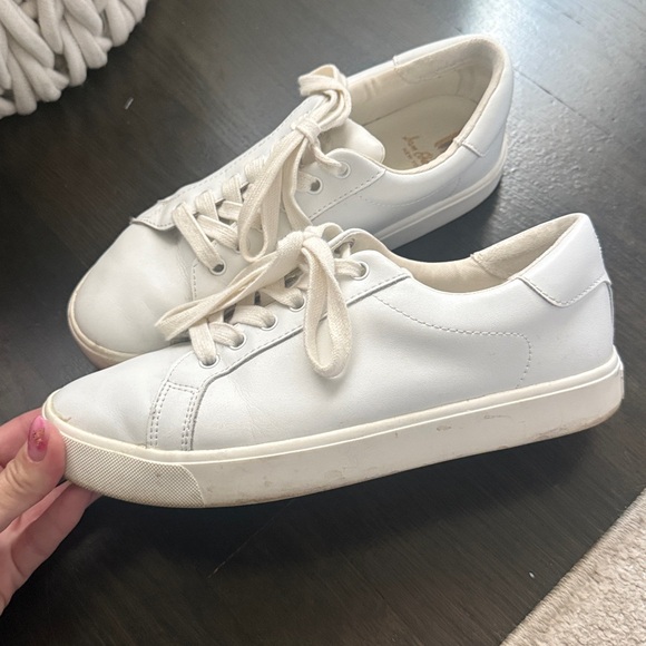 Sam Edelman, white leather sneakers - Picture 4 of 10